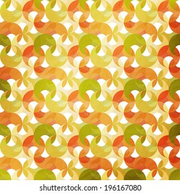 abstract background with seamless colorful pattern over paper texture