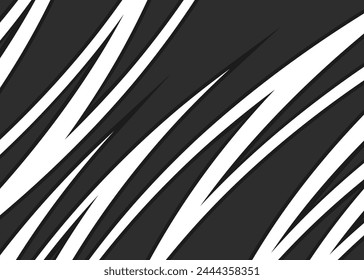 Abstract background with seamless curved slash lines pattern