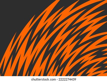 Abstract background with seamless curved zigzag lines pattern