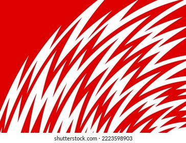 Fondo abstracto con un patrón de líneas de zigzag curvadas sin soldadura
