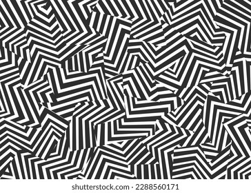 Abstract background with seamless dazzle camouflage pattern