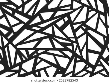 Abstract background with seamless geometric lines pattern
