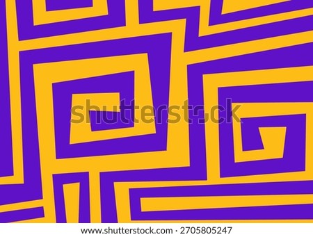 Abstract background with seamless geometric maze line pattern