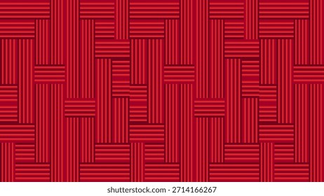 FONDO ABSTRACTAS FORMAS GEOMÉTRICAS SIN COSTURA PATRÓN TEXTURA DEGRADADO ROJO COLORIDO VECTOR DE DISEÑO DE PLANTILLA