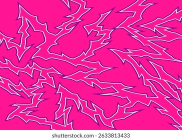 Abstract background with seamless geometric tribal gothic pattern