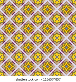 Abstract background seamless multicolor geometric grid.