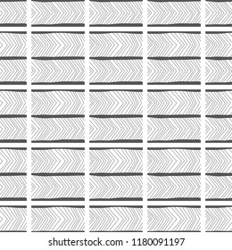 Abstract background, seamless pattern. Black and white illustration. Design for fabric, wallpaper or covering.