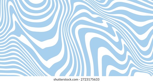 Abstractas patrón de fondo sin fisuras con ondas azules sobre fondo transparente. Ilustración vectorial