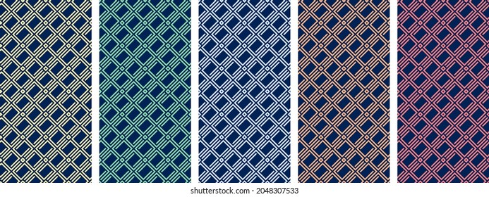 abstract background. seamless pattern collection. vector illustration. banner, dress, jersey, fashion, phone case, cloth table, book cover, print, etc