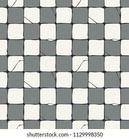 Abstract background or seamless pattern of colorful tiles.