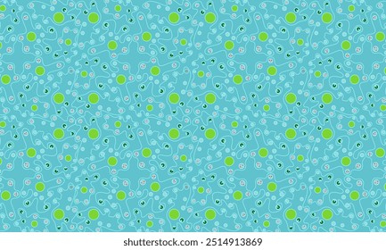 Abstractas patrón de fondo sin fisuras con ondas de colores Amoeba. Ilustración vectorial de moda en estilo retro psicodélico 