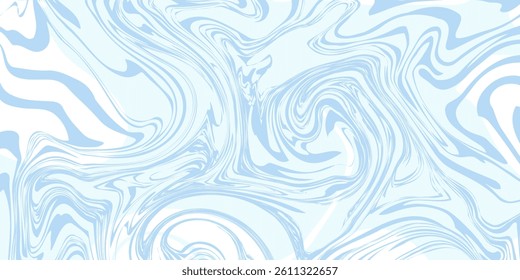 Abstract background seamless pattern with colorful waves. Trendy vector illustration in retro psychedelic style art