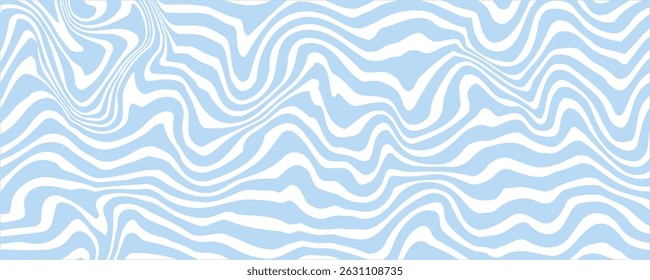 Abstract background seamless pattern with colorful waves. Trendy vector illustration in retro psychedelic style
