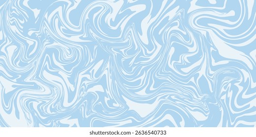 Abstract background seamless pattern with colorful waves. Trendy vector illustration in retro psychedelic style