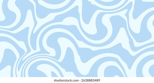 Abstract background seamless pattern with colorful waves. Trendy vector illustration in retro psychedelic style

