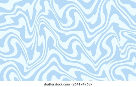 Abstract background seamless pattern with colorful waves. Trendy vector illustration in retro psychedelic style