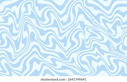 Abstract background seamless pattern with colorful waves. Trendy vector illustration in retro psychedelic style