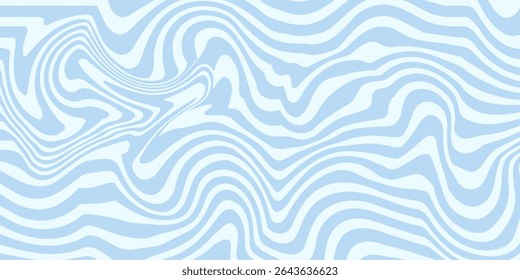 Abstract background seamless pattern with colorful waves. Trendy vector illustration in retro psychedelic style
