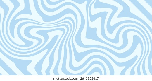 Abstrato plano de fundo sem emenda padrão com ondas coloridas. Ilustração vetorial na moda em estilo psicodélico retrô
