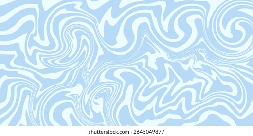 Abstract background seamless pattern with colorful waves. Trendy vector illustration in retro psychedelic style
