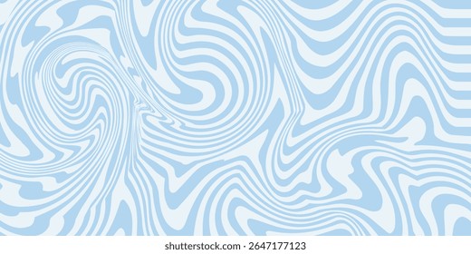 Abstract background seamless pattern with colorful waves. Trendy vector illustration in retro psychedelic style