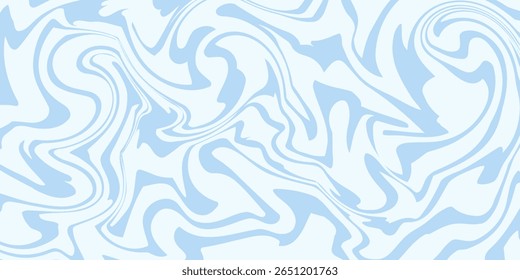Abstract background seamless pattern with colorful waves. Trendy vector illustration in retro psychedelic style