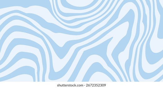 Abstract background seamless pattern with colorful waves. Trendy vector illustration in retro psychedelic style