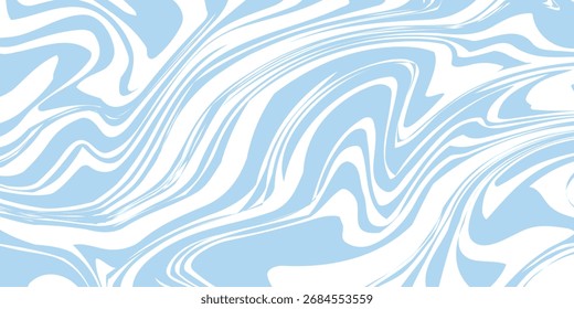 Abstract background seamless pattern with colorful waves. Trendy vector illustration in retro psychedelic style. Eps 10