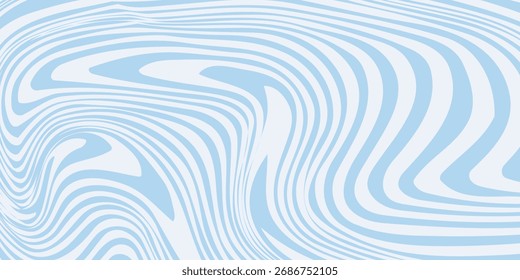 Abstrato plano de fundo sem emenda padrão com ondas coloridas. Ilustração vetorial na moda em estilo psicodélico retrô