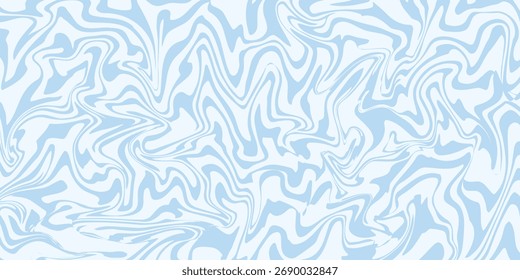 Abstrakter Hintergrund nahtloses Muster mit bunten Wellen. Trendy Vektorgrafik im Retro-Psychedelic-Stil