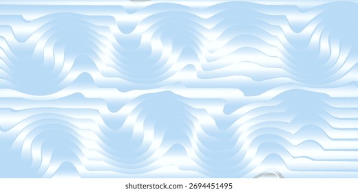 Abstract background seamless pattern with colorful waves. Trendy vector illustration in retro psychedelic style
