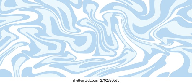 Abstractas patrón de fondo sin fisuras con ondas de colores. Ilustración vectorial de moda en estilo retro psicodélico