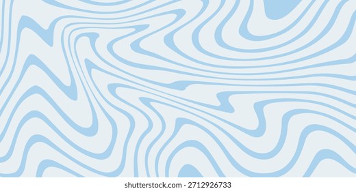 Abstract background seamless pattern with colorful waves. Trendy vector illustration in retro psychedelic style