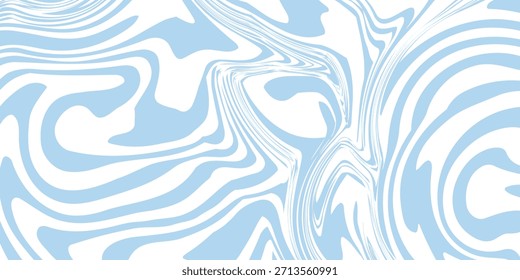 Abstract background seamless pattern with colorful waves. Trendy vector illustration in retro psychedelic style