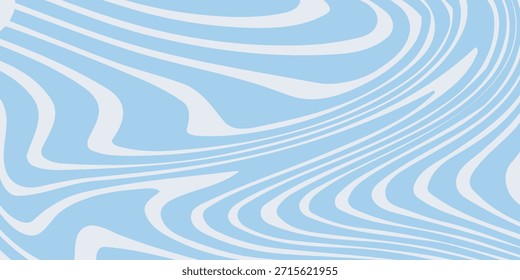 Abstrakter Hintergrund nahtloses Muster mit bunten Wellen. Trendy Vektorgrafik im Retro-Psychedelic-Stil
