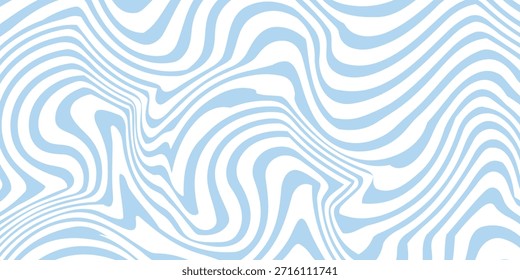 Abstractas patrón de fondo sin fisuras con ondas de colores. Ilustración vectorial de moda en estilo retro psicodélico