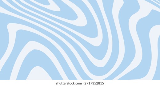 Abstrato plano de fundo sem emenda padrão com ondas coloridas. Ilustração vetorial na moda em estilo psicodélico retrô
