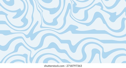 Abstractas patrón de fondo sin fisuras con ondas de colores. Ilustración vectorial de moda en estilo retro psicodélico