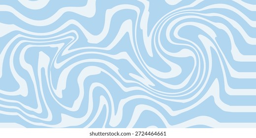 Abstractas patrón de fondo sin fisuras con ondas de colores. Ilustración vectorial de moda en estilo retro psicodélico