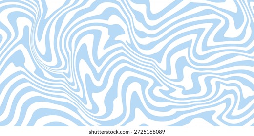 Abstract background seamless pattern with colorful waves. Trendy vector illustration in retro psychedelic style.eps10
