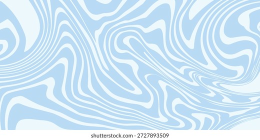 Abstract background seamless pattern with colorful waves. Trendy vector illustration in retro psychedelic style
