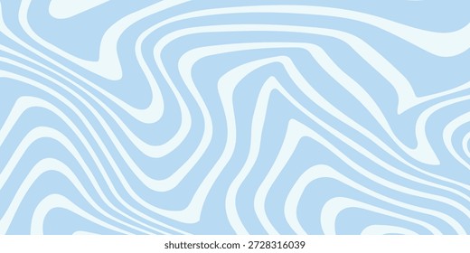 Abstrato plano de fundo sem emenda padrão com ondas coloridas. Ilustração vetorial na moda em estilo psicodélico retrô
