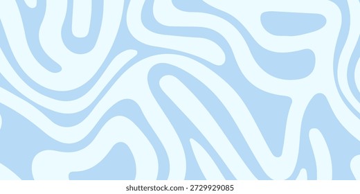 Abstractas patrón de fondo sin fisuras con ondas de colores. Ilustración vectorial de moda en estilo retro psicodélico, eps10
