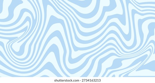 Abstractas patrón de fondo sin fisuras con ondas de colores. Ilustración vectorial de moda en estilo retro psicodélico
