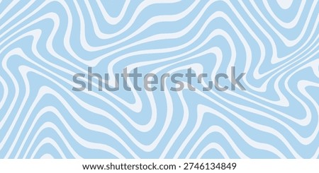 Abstract background seamless pattern with colorful waves. Trendy vector illustration in retro psychedelic style