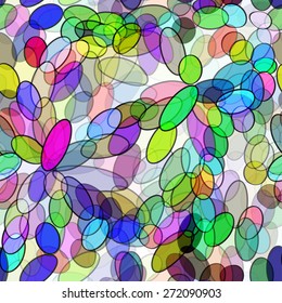 abstract background and seamless pattern with colors petals