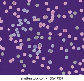 Abstract background seamless pattern with dots , vector illustration . Free hand drawings . Craft paper, fabric swatch.