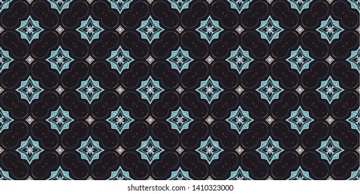 Abstract background seamless pattern in ethnic traditional style. Abstract vintage pattern with decorative pattern oriental style