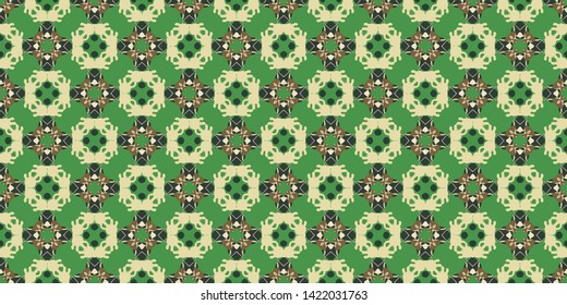 Abstract background seamless pattern in ethnic traditional style. Abstract vintage pattern with decorative pattern oriental style