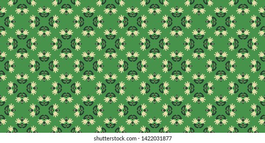 Abstract background seamless pattern in ethnic traditional style. Abstract vintage pattern with decorative pattern oriental style